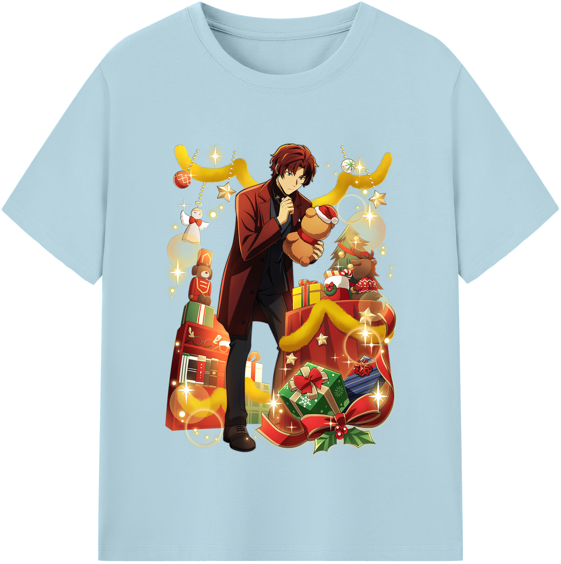 文豪ストレイドッグス Bungo Stray Dogs 綿100％半袖Tシャツ（フロントプリント）